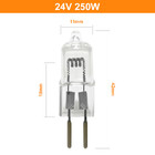 la lámpara del halógeno de la baja tensión de 24V 250W gotea el bulbo de halógeno Shadowless de la cirugía de la máquina-herramienta de Crystal Lamp Pin Bulb Projector