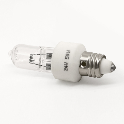 sala de operaciones de la luz fría del agujero de la lámpara de la bombilla del halógeno de 24v 50w E11 sola