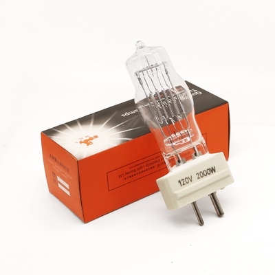 bombilla de la televisión de la película del estudio de la etapa del bulbo del reemplazo de la lámpara del cuarzo de 2000w 120V