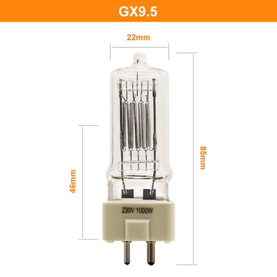 Lámpara de la luz de bulbo de halógeno de Marine Searchlight 1000w 230v del barco Gx9.5
