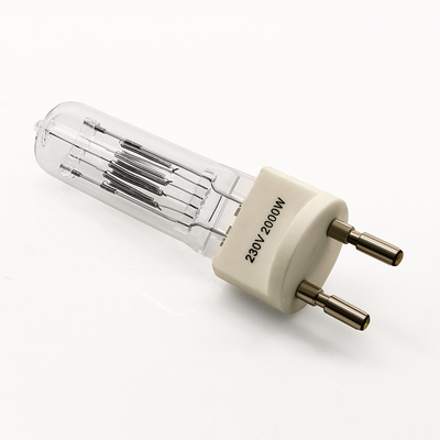 BI Pin Halogen Lamp Explosion Proof del bulbo de halógeno del cuarzo de 230v 2000w G22