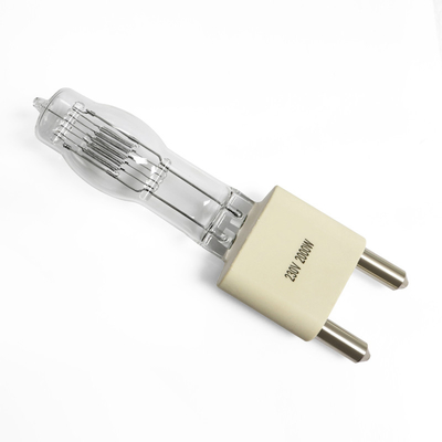 lámpara de alto voltaje del halógeno 230v 2000 solos del bulbo G38 del vatio terminados