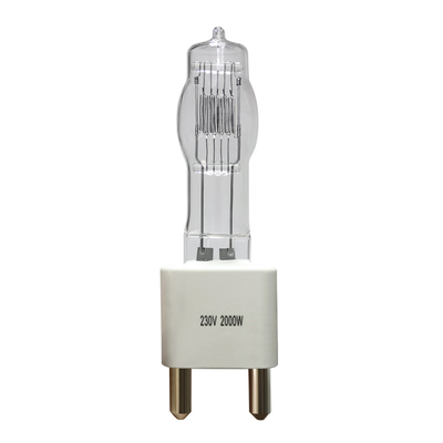 lámpara de alto voltaje del halógeno 230v 2000 solos del bulbo G38 del vatio terminados