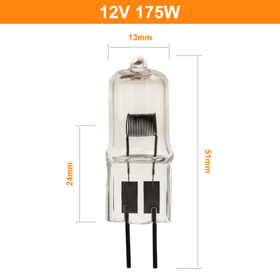 la corriente de la lámpara del campo de aviación del reemplazo del bulbo de halógeno del cuarzo de 50W 150W 200W 100w controló 6.6A