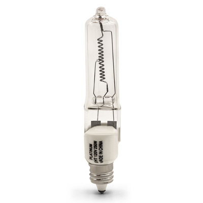 Mini Can E11 120v bombillas del halógeno de Dimmable de la lámpara del cuarzo de 250 vatios