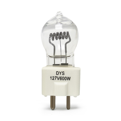 Lámpara del proyector del halógeno del tungsteno del bulbo del bulbo de halógeno de la luz de la etapa de la película DYS 127V 600w Gy9 5