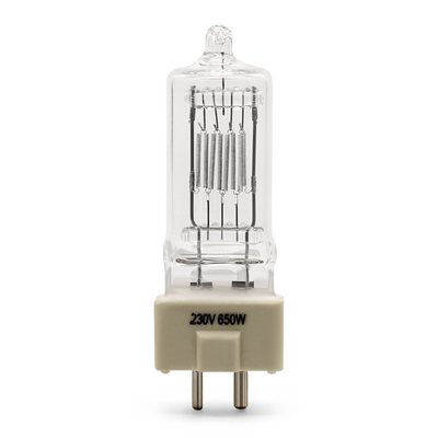 etapa óptica 3400K de teatro 300H de la lámpara de la exhibición del halógeno de 230V 650W GX9.5 20000 lúmenes