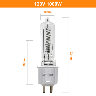 reemplazo de Heater Replacement Bulbs 101m m Sylvania Osram FEL del infrarrojo del cuarzo de 120V 1000W G9.5