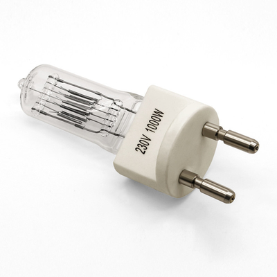Lumen infrarrojo rojo de la lámpara G9.5 25000 del Ir del cuarzo del bulbo de halógeno 1000W 230V