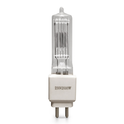 lámpara G15 G16 G22 G38 del halógeno de 230v 2000w para los indicadores luminosos de la cámara
