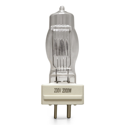 Bombillas del halógeno del tungsteno del cuarzo de la lámpara de GE Cp43 230v 2000w Gy16