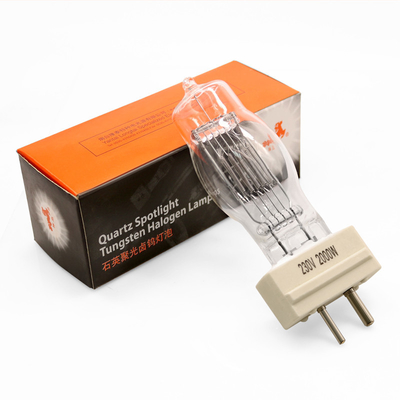 Bombillas del halógeno del tungsteno del cuarzo de la lámpara de GE Cp43 230v 2000w Gy16