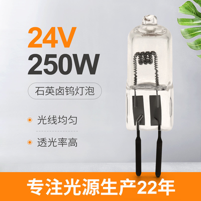 lámpara quirúrgica del proyector del halógeno del tungsteno de los lúmenes de la lámpara del yodo del cuarzo de 24v 150w 250W alta