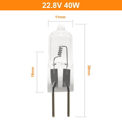 reemplazo de la lámpara OSRAM 64291 XIR del yodo del cuarzo del bulbo de halógeno de 22.8V 40w G6.35