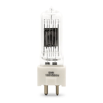 100V 500 lámpara del halógeno del microscopio del instrumento óptico de los lúmenes G22 del halógeno del cuarzo del vatio
