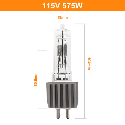 plata de Pin Halogen Bulb Stage etc 115V del BI de 575W G9.5